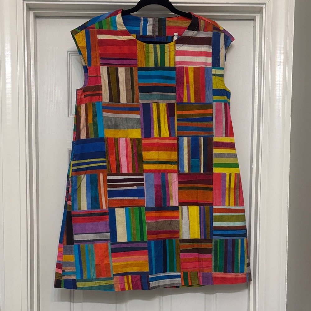 Colorful Patchwork Dress